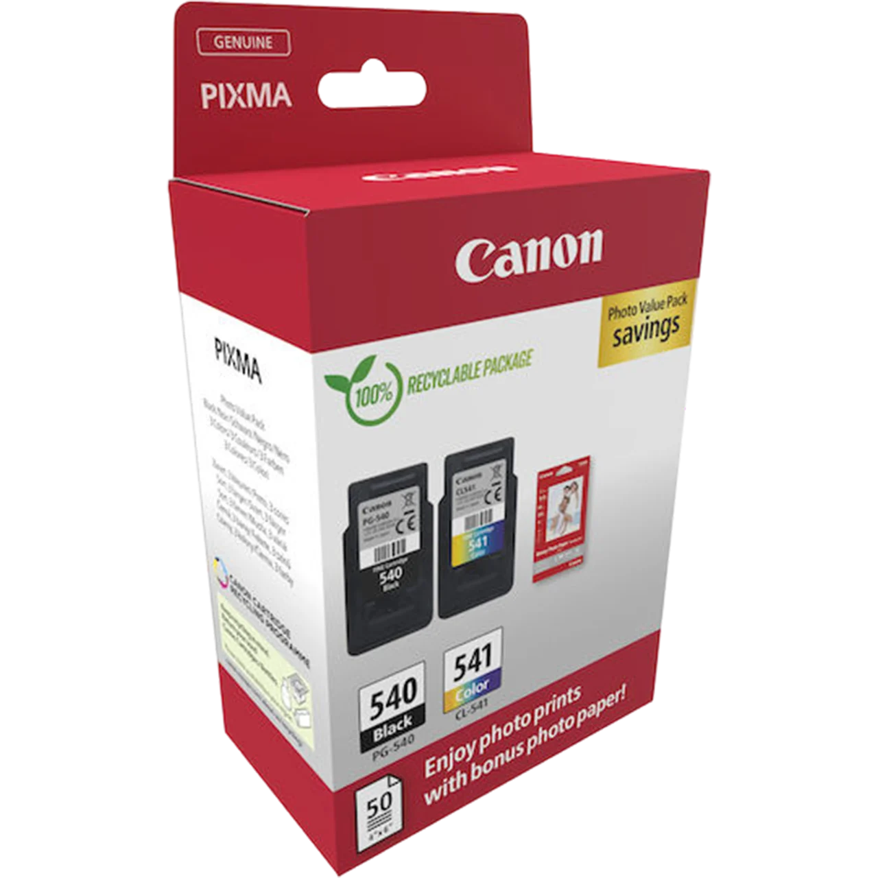 Μελάνι CANON PG-540 / CL-541 Value Pack - 360 Σελίδες | 5225B013 - Image 2