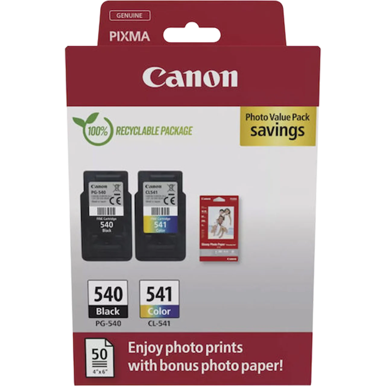 Μελάνι CANON PG-540 / CL-541 Value Pack - 360 Σελίδες | 5225B013