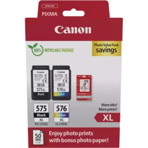 Μελάνι CANON PG-575XL / CL-576XL Value Pack - 700 Σελίδες | 5437C006