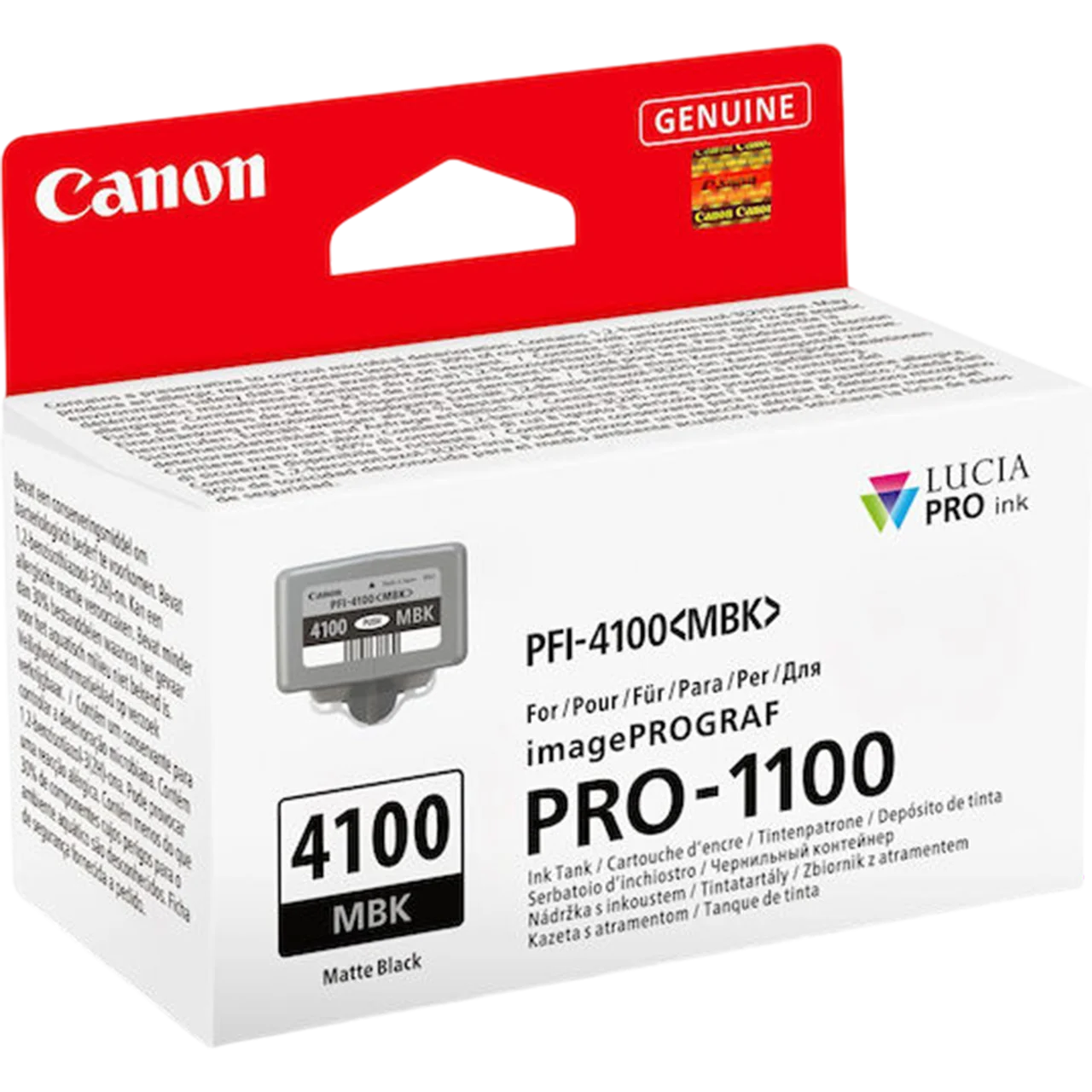 Μελάνι CANON PFI-4100 Matte Black - 80ml | 6776C001 - Image 3