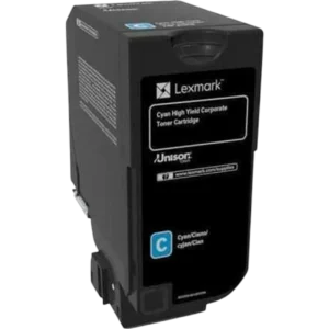 Τόνερ LEXMARK Cyan - 12.000 Σελίδες | 74C2HCE