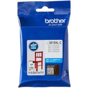 Μελάνι BROTHER High Yield Cyan - 20ml | LC3619XLC