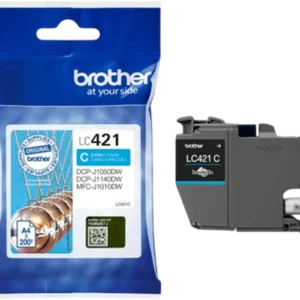 Μελάνι BROTHER LC-421 Cyan - 200 Σελίδες | LC421C