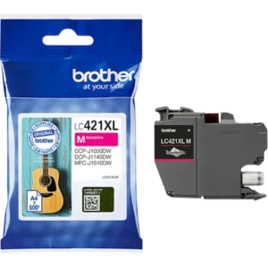 Μελάνι BROTHER High Yield Magenta - 500 Σελίδες | LC421XLM