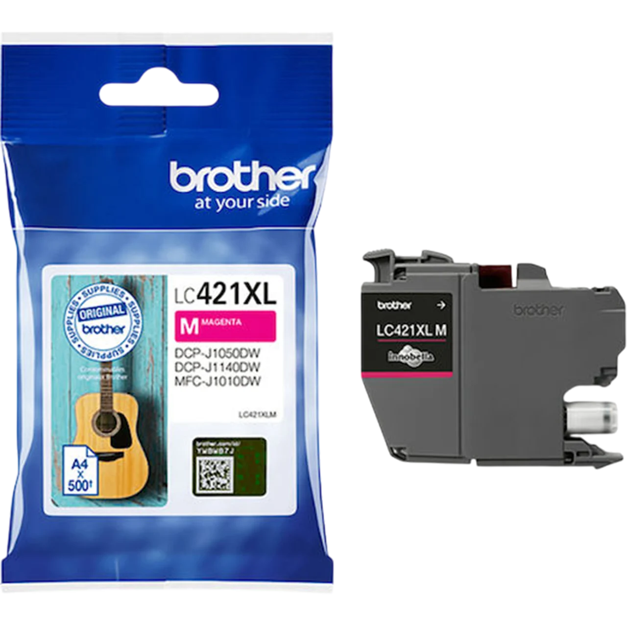 Μελάνι BROTHER High Yield Magenta - 500 Σελίδες | LC421XLM