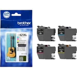 Μελάνι BROTHER LC-421XLVAL Multipack CMYK - 2.000 Σελίδες | LC421XLVAL