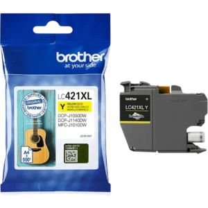Μελάνι BROTHER LC421XL Yellow - 500 Σελίδες | LC421XLY