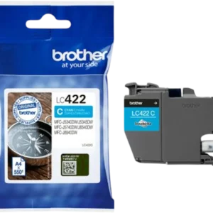 Μελάνι BROTHER LC-422C Cyan - 550 Σελίδες | LC422C