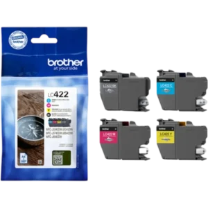 Μελάνι BROTHER LC-422VAL Multipack CMYK - 550 Σελίδες | LC422VAL
