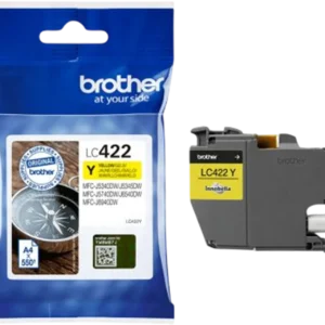 Μελάνι BROTHER LC-422Y Yellow - 550 Σελίδες | LC422Y