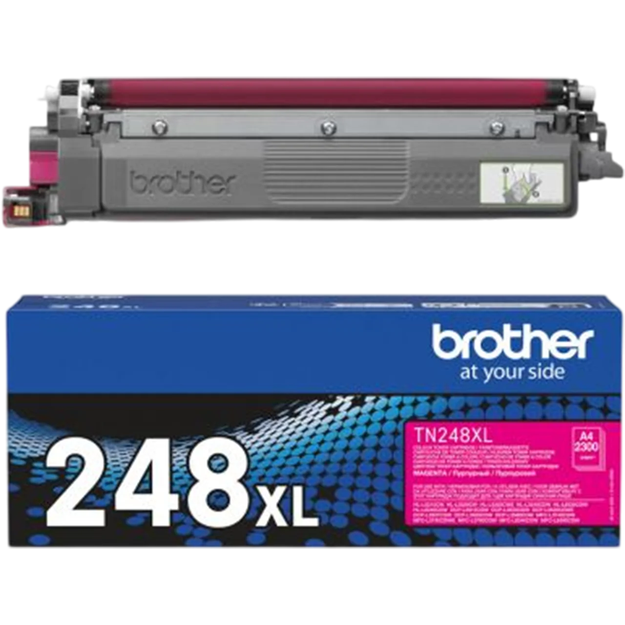 Μελάνι BROTHER High Yield Magenta - 2.300 Σελίδες | TN248XLM