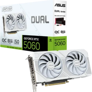 ASUS GPU GeForce RTX 5060 Dual White [8GB | GDDR7 | 128bit] / 90YV0N15-M0NA00