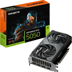 GIGABYTE GPU GeForce RTX 5050 Windforce OC [8GB | GDDR6 | 128bit] / 9VN5050WO-00-G10