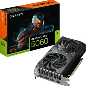 GIGABYTE GPU GeForce RTX 5060 Windforce MAX OC [8GB | GDDR7 | 128bit] / 9VN5060WXO-00-G10
