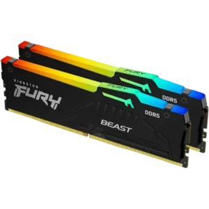 KINGSTON Memory FURY Beast RGB [DDR5 | 64GB | Kit of 2 | 5200MT/s] / KF552C40BBAK2-64