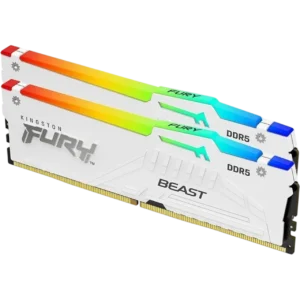 KINGSTON Memory FURY Beast White RGB [DDR5 | 64GB | Kit of 2 | 5600MT/s] / KF556C40BWAK2-64