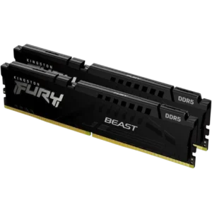 KINGSTON Memory FURY Beast Black [DDR5 | 32GB | Kit of 2 | 6400MT/s] / KF564C32BBEK2-32