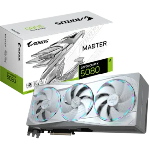 GIGABYTE GPU GeForce RTX 5080 Aorus Master Ice [16GB | GDDR7 | 256bit] / N5080AORUSM